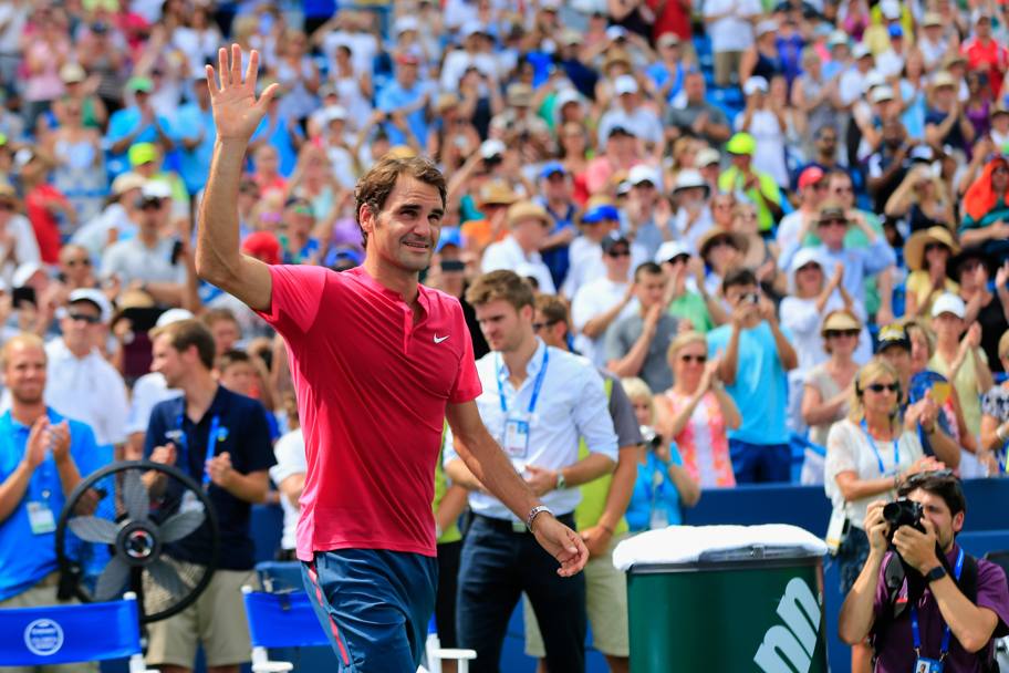 Finito a chi? Roger Federer trionfa a Cincinnati battendo Djokovic e risale fino al numero 2 della classifica Atp. Afp